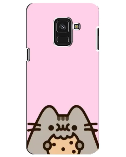 Чохол для Samsung Galaxy A8 Plus 2018 (A730F) з картинкою «Pusheen та печиво» Чохол для Samsung Galaxy A8 Plus 2018 (A730F) з картинкою «Pusheen та печиво»