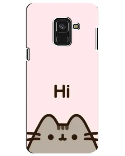 Чохол для Samsung Galaxy A8 Plus 2018 (A730F) з картинкою «Пушин каже Hi» Чохол для Samsung Galaxy A8 Plus 2018 (A730F) з картинкою «Пушин каже Hi»