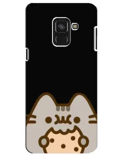 Чохол для Samsung Galaxy A8 Plus 2018 (A730F) з картинкою «Пушин на чорному» Чохол для Samsung Galaxy A8 Plus 2018 (A730F) з картинкою «Пушин на чорному»