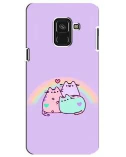 Чохол для Samsung Galaxy A8 Plus 2018 (A730F) з картинкою «Веселкові Пушини» Чохол для Samsung Galaxy A8 Plus 2018 (A730F) з картинкою «Веселкові Пушини»