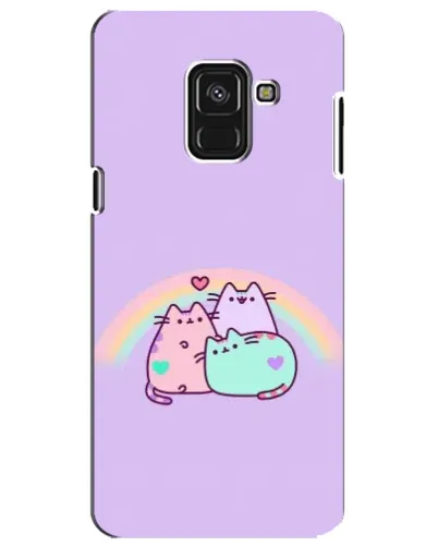 Чохол для Samsung Galaxy A8 Plus 2018 (A730F) з картинкою «Веселкові Пушини» Чохол для Samsung Galaxy A8 Plus 2018 (A730F) з картинкою «Веселкові Пушини»
