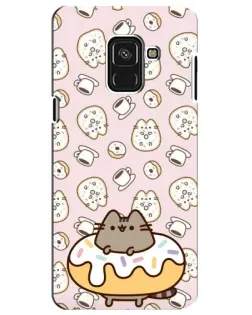 Чохол для Samsung Galaxy A8 Plus 2018 (A730F) з картинкою «Пушин на пончику» Чохол для Samsung Galaxy A8 Plus 2018 (A730F) з картинкою «Пушин на пончику»