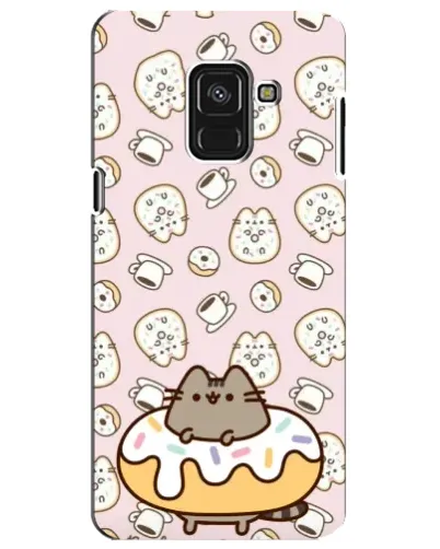 Чохол для Samsung Galaxy A8 Plus 2018 (A730F) з картинкою «Пушин на пончику» Чохол для Samsung Galaxy A8 Plus 2018 (A730F) з картинкою «Пушин на пончику»