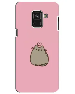 Чохол для Samsung Galaxy A8 Plus 2018 (A730F) з картинкою «Pusheen серце» Чохол для Samsung Galaxy A8 Plus 2018 (A730F) з картинкою «Pusheen серце»