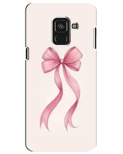 Чохол для Samsung Galaxy A8 Plus 2018 (A730F) з картинкою «Рожевий бант»