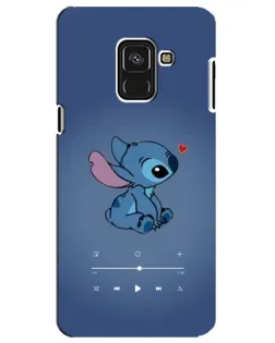 Чехол для Samsung Galaxy A8 Plus 2018 (A730F) с картинкой «Музыкальный Stitch» Чехол для Samsung Galaxy A8 Plus 2018 (A730F) с картинкой «Музыкальный Stitch»