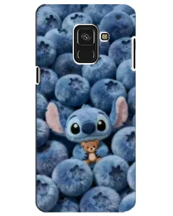 Чехол для Samsung Galaxy A8 Plus 2018 (A730F) с картинкой «Стич и голубика» Чехол для Samsung Galaxy A8 Plus 2018 (A730F) с картинкой «Стич и голубика»