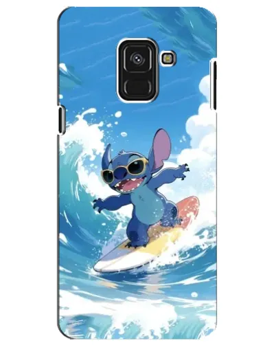 Чехол для Samsung Galaxy A8 Plus 2018 (A730F) с картинкой «Стич на волне» Чехол для Samsung Galaxy A8 Plus 2018 (A730F) с картинкой «Стич на волне»