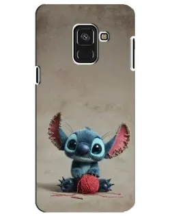 Чехол для Samsung Galaxy A8 Plus 2018 (A730F) с картинкой «Стич на коричневом фоне» Чехол для Samsung Galaxy A8 Plus 2018 (A730F) с картинкой «Стич на коричневом фоне»