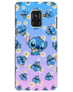 Чехол для Samsung Galaxy A8 Plus 2018 (A730F) с картинкой «Паттерн со Стичем» Чехол для Samsung Galaxy A8 Plus 2018 (A730F) с картинкой «Паттерн со Стичем»