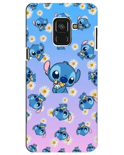 Чехол для Samsung Galaxy A8 Plus 2018 (A730F) с картинкой «Паттерн со Стичем» Чехол для Samsung Galaxy A8 Plus 2018 (A730F) с картинкой «Паттерн со Стичем»