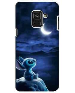 Чехол для Samsung Galaxy A8 Plus 2018 (A730F) с картинкой «Лунная ночь Стича» Чехол для Samsung Galaxy A8 Plus 2018 (A730F) с картинкой «Лунная ночь Стича»