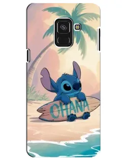 Чехол для Samsung Galaxy A8 Plus 2018 (A730F) с картинкой «Стич на серфе» Чехол для Samsung Galaxy A8 Plus 2018 (A730F) с картинкой «Стич на серфе»
