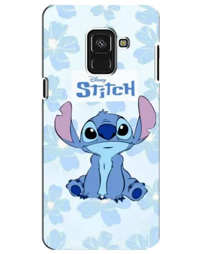 Чехол для Samsung Galaxy A8 Plus 2018 (A730F) с картинкой «Stitch среди цветов» Чехол для Samsung Galaxy A8 Plus 2018 (A730F) с картинкой «Stitch среди цветов»