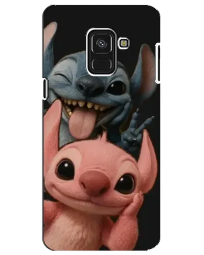 Чехол для Samsung Galaxy A8 Plus 2018 (A730F) с картинкой «Стич и Ангел» Чехол для Samsung Galaxy A8 Plus 2018 (A730F) с картинкой «Стич и Ангел»