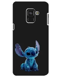 Чехол для Samsung Galaxy A8 Plus 2018 (A730F) с картинкой «Стич на черном» Чехол для Samsung Galaxy A8 Plus 2018 (A730F) с картинкой «Стич на черном»