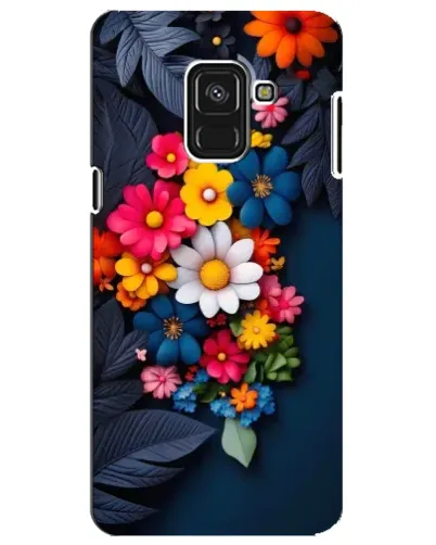 Чехол для Samsung Galaxy A8 Plus 2018 (A730F) с картинкой «Цветочная феерия» Чехол для Samsung Galaxy A8 Plus 2018 (A730F) с картинкой «Цветочная феерия»