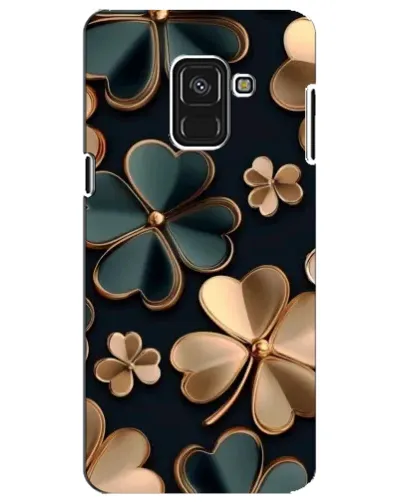 Чехол для Samsung Galaxy A8 Plus 2018 (A730F) с картинкой «Клевер в золоте» Чехол для Samsung Galaxy A8 Plus 2018 (A730F) с картинкой «Клевер в золоте»