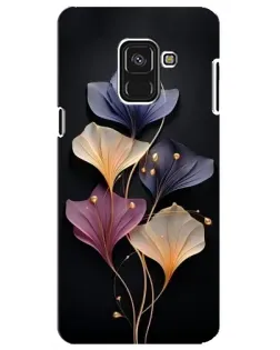Чехол для Samsung Galaxy A8 Plus 2018 (A730F) с картинкой «Лиловые цветы грации»