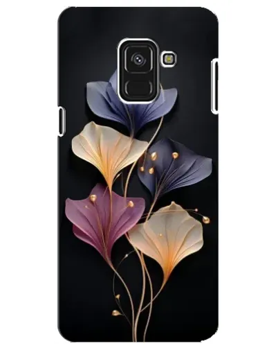 Чехол для Samsung Galaxy A8 Plus 2018 (A730F) с картинкой «Лиловые цветы грации» Чехол для Samsung Galaxy A8 Plus 2018 (A730F) с картинкой «Лиловые цветы грации»