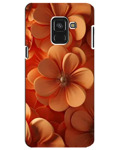 Чехол для Samsung Galaxy A8 Plus 2018 (A730F) с картинкой «Оранжевый макро цветок» Чехол для Samsung Galaxy A8 Plus 2018 (A730F) с картинкой «Оранжевый макро цветок»