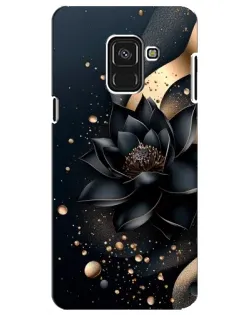 Чехол для Samsung Galaxy A8 Plus 2018 (A730F) с картинкой «Черный лотос»