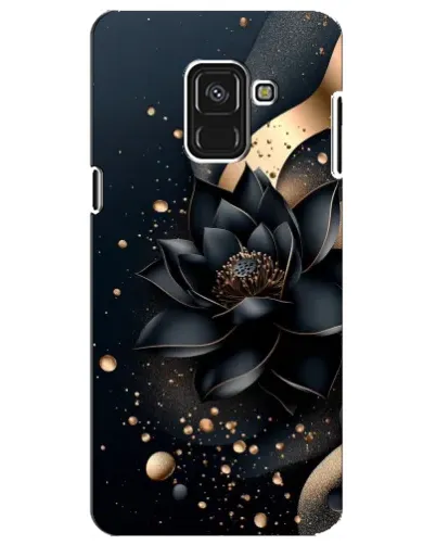 Чехол для Samsung Galaxy A8 Plus 2018 (A730F) с картинкой «Черный лотос» Чехол для Samsung Galaxy A8 Plus 2018 (A730F) с картинкой «Черный лотос»