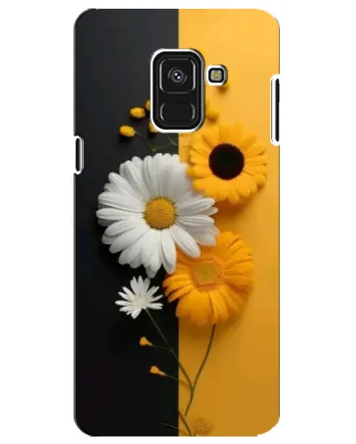 Чехол для Samsung Galaxy A8 Plus 2018 (A730F) с картинкой «Подсолнух и ромашка» Чехол для Samsung Galaxy A8 Plus 2018 (A730F) с картинкой «Подсолнух и ромашка»