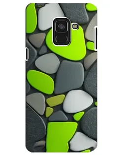 Чехол для Samsung Galaxy A8 Plus 2018 (A730F) с картинкой «Яркая неоновая галька» Чехол для Samsung Galaxy A8 Plus 2018 (A730F) с картинкой «Яркая неоновая галька»