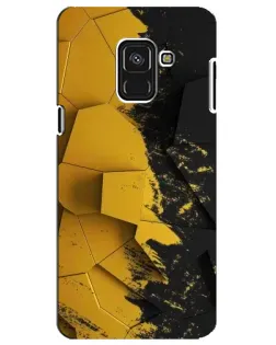 Чехол для Samsung Galaxy A8 Plus 2018 (A730F) с картинкой «Золотые осколки геометрии» Чехол для Samsung Galaxy A8 Plus 2018 (A730F) с картинкой «Золотые осколки геометрии»