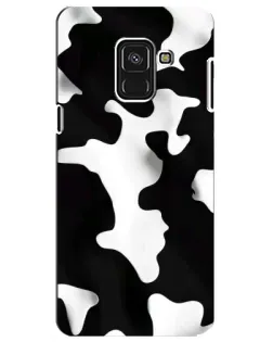 Чехол для Samsung Galaxy A8 Plus 2018 (A730F) с картинкой «Черно-белое пятно» Чехол для Samsung Galaxy A8 Plus 2018 (A730F) с картинкой «Черно-белое пятно»