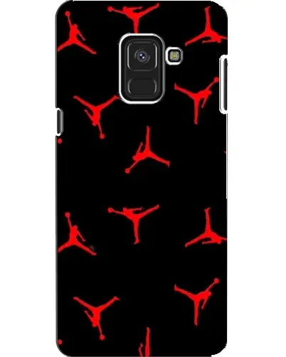 Чехол для Samsung Galaxy A8 2018 (A530F) с картинкой «Jordan Red Pattern»