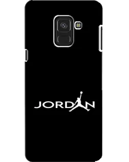 Чехол для Samsung Galaxy A8 2018 (A530F) с картинкой «Jordan White Logo»