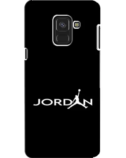 Чехол для Samsung Galaxy A8 2018 (A530F) с картинкой «Jordan White Logo»