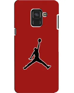 Чехол для Samsung Galaxy A8 2018 (A530F) с картинкой «Jordan Red Back»
