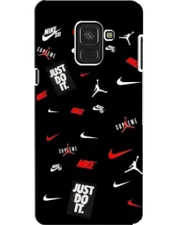 Чехол для Samsung Galaxy A8 2018 (A530F) с картинкой «Nike Mix Pattern»