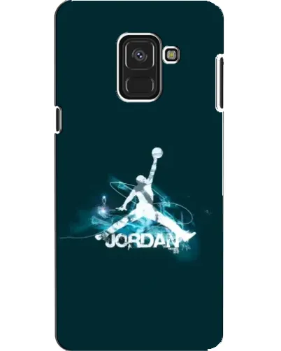 Чехол для Samsung Galaxy A8 2018 (A530F) с картинкой «Jordan Blue Fire»
