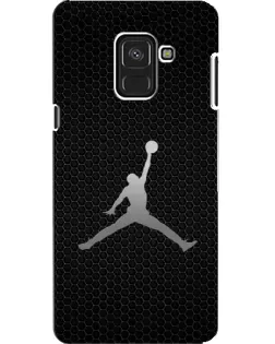 Чехол для Samsung Galaxy A8 2018 (A530F) с картинкой «Jordan Dark Carbon»