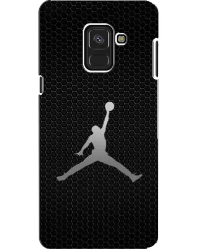 Чехол для Samsung Galaxy A8 2018 (A530F) с картинкой «Jordan Dark Carbon»