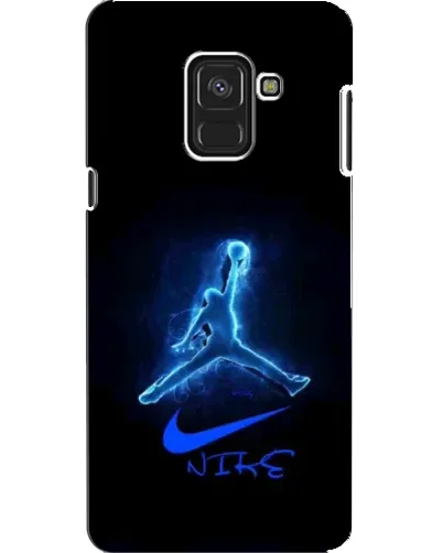 Чехол для Samsung Galaxy A8 2018 (A530F) с картинкой «Jordan Neon Blue»