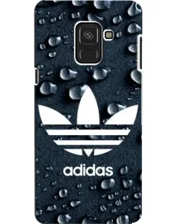 Чехол для Samsung Galaxy A8 2018 (A530F) с картинкой «Adidas Trefoil Blue»