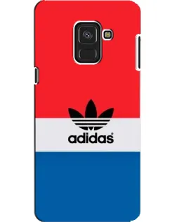Чехол для Samsung Galaxy A8 2018 (A530F) с картинкой «Ретро блоки Adidas»