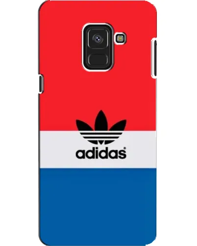 Чехол для Samsung Galaxy A8 2018 (A530F) с картинкой «Ретро блоки Adidas»