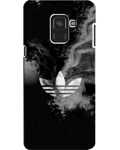 Чехол для Samsung Galaxy A8 2018 (A530F) с картинкой «Абстрактный дым Adidas»
