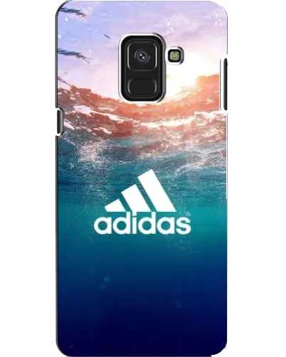Чехол для Samsung Galaxy A8 2018 (A530F) с картинкой «Океанская глубина адидас»