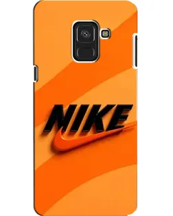 Чехол для Samsung Galaxy A8 2018 (A530F) с картинкой «Оранжевый драйв Nike»