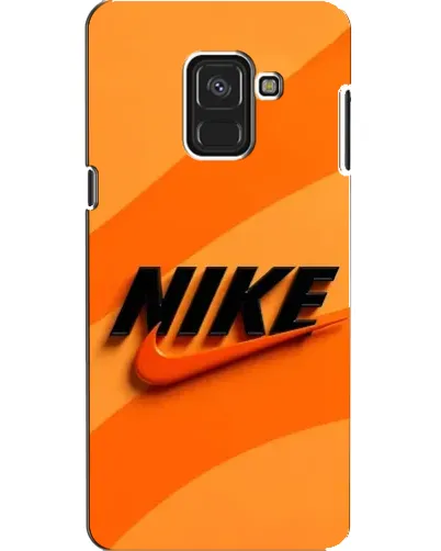 Чехол для Samsung Galaxy A8 2018 (A530F) с картинкой «Оранжевый драйв Nike»