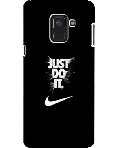 Чехол для Samsung Galaxy A8 2018 (A530F) с картинкой «Текстовый принт Nike»