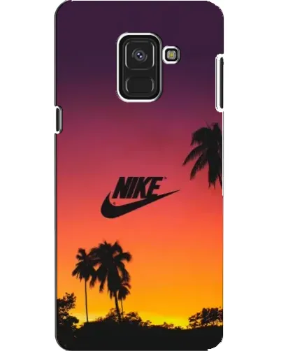 Чехол для Samsung Galaxy A8 2018 (A530F) с картинкой «Nike на закате солнца»