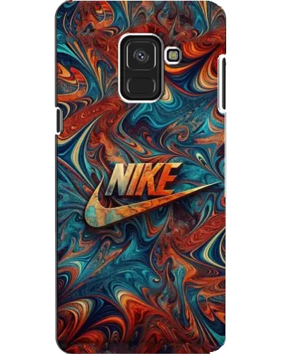 Чехол для Samsung Galaxy A8 2018 (A530F) с картинкой «Nike в абстракции»
